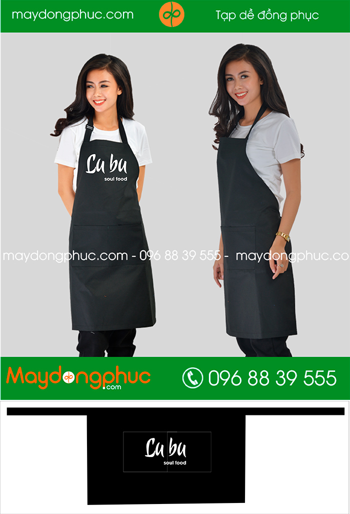 May tạp dề Nhà hàng Lubu | May tap de dong phuc