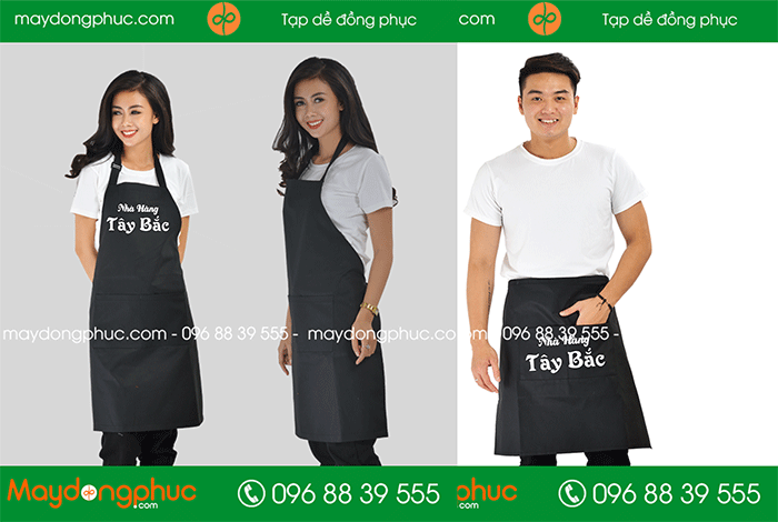 May tạp dề Nhà hàng Tây Bắc | May tap de dong phuc