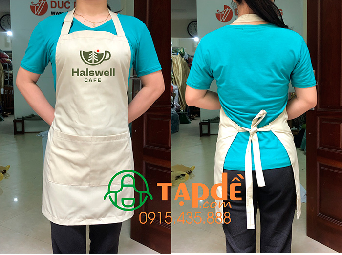 May tạp dề Quán Cafe Halswell | May tap de dong phuc