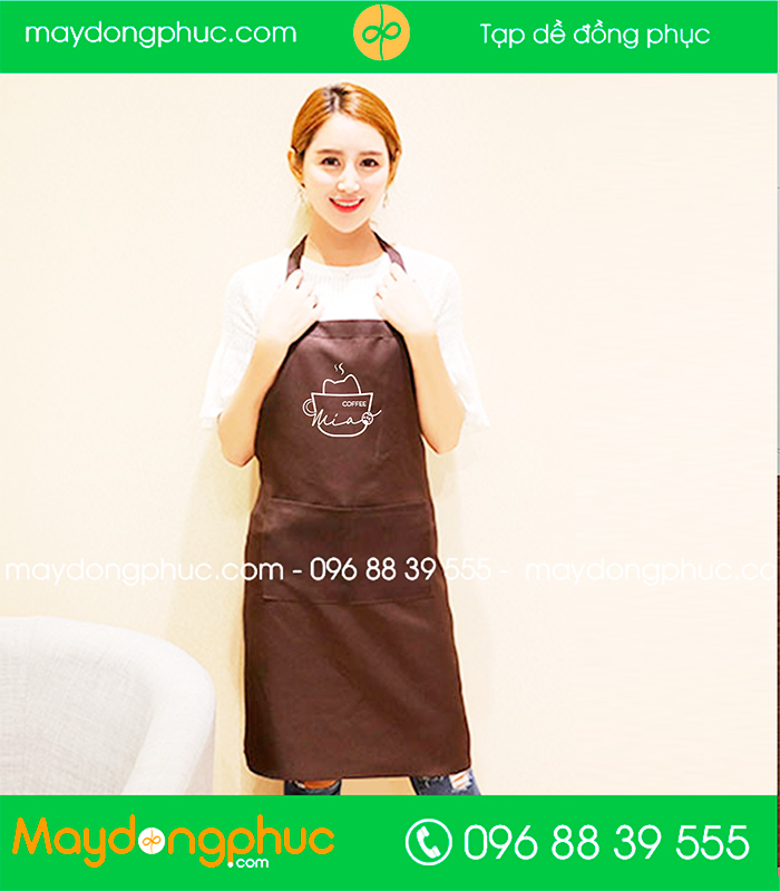 May tạp dề Quán Coffee Mia | May tap de dong phuc