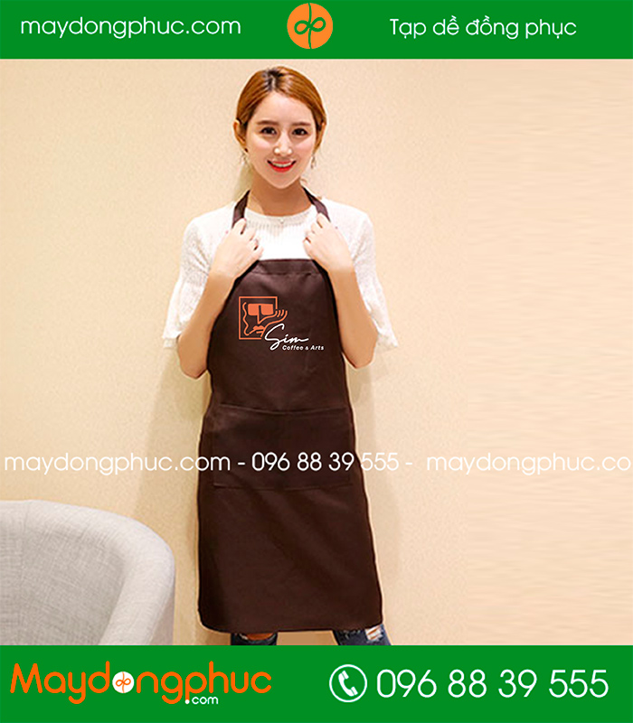 May tạp dề Quán Coffee & Arts Sim | May tap de dong phuc