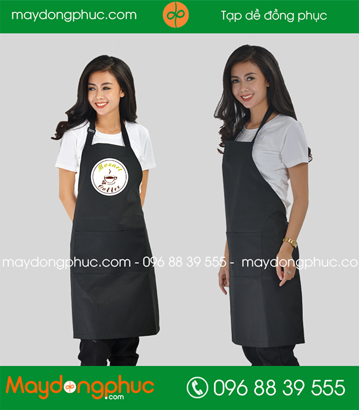 May tạp dề Quán Coffee Mozart | May tap de dong phuc