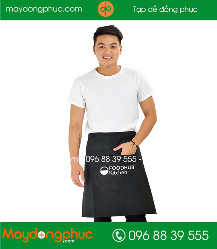 May tạp dề Quán Foodhub kitchen | May tap de dong phuc
