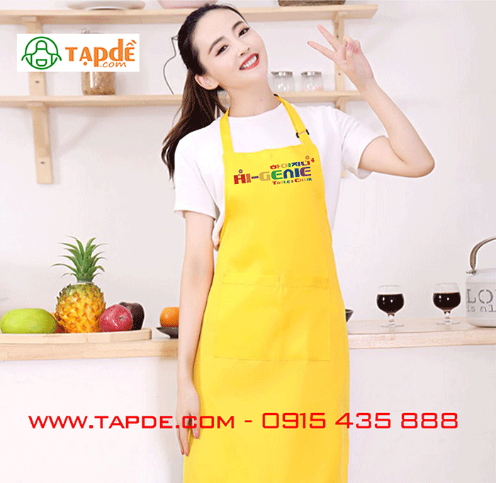 May tạp dề Quán Hi-Genie | May tap de dong phuc