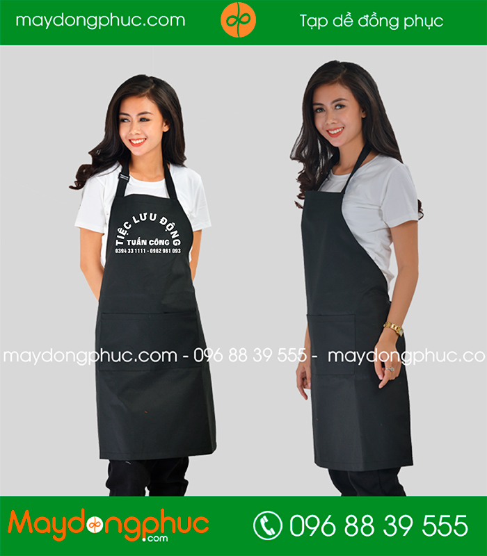 May tạp dề Tiệc lưu động Tuấn Công | May tap de dong phuc