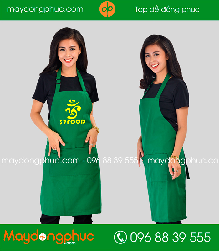 May tạp dề Tiệm 37Food | May tap de dong phuc