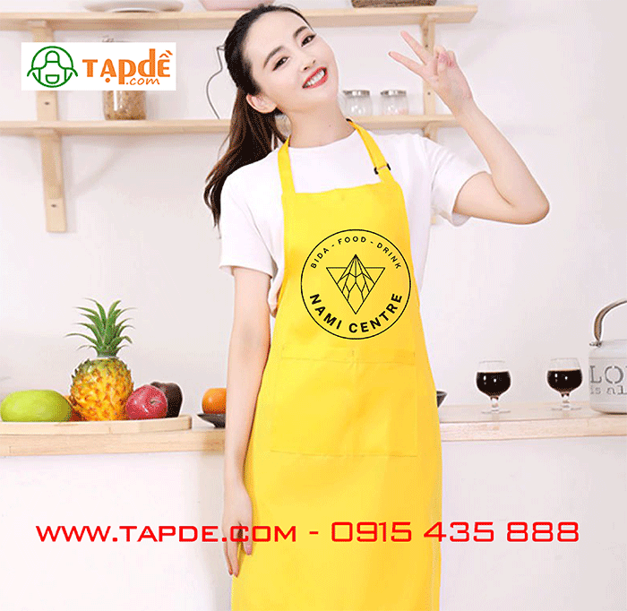 May tạp dề Trung tâm NAMI | May tap de dong phuc