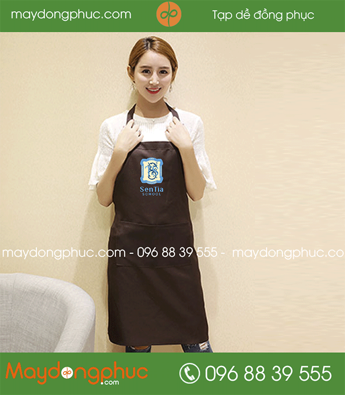 May tạp dề Trường Sentia | May tap de dong phuc