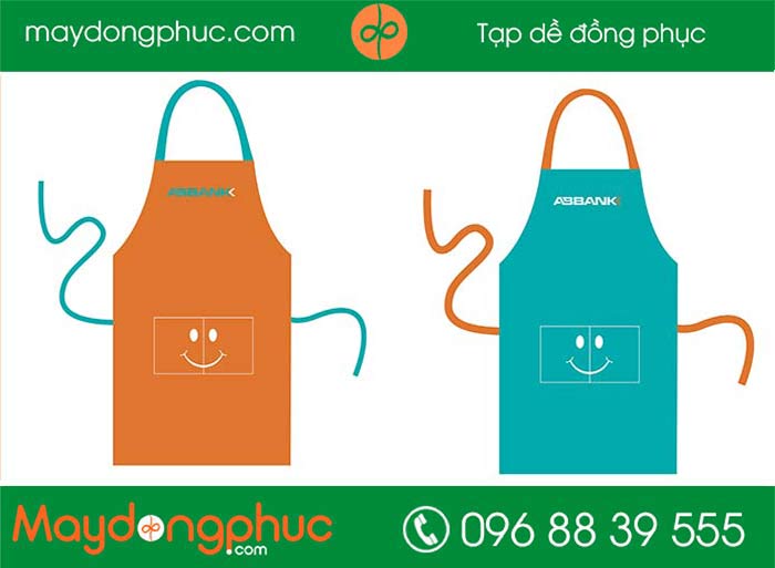 May tạp dề ngân hàng AB BANK | May tap de dong phuc