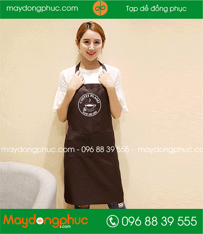 May tạp dề Quán Coffee Plant | May tap de dong phuc