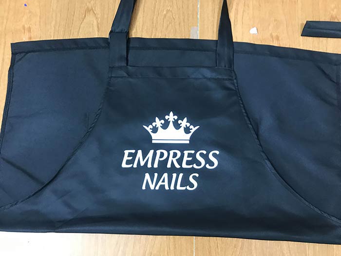 May tạp dề Quán Empress Nails | May tap de dong phuc