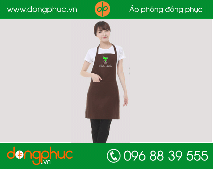 May tạp dề quán Ghiền tàu hũ | May tap de