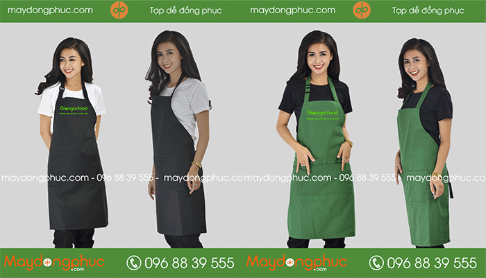 May tạp dề Quán Giangocfood | May tap de dong phuc