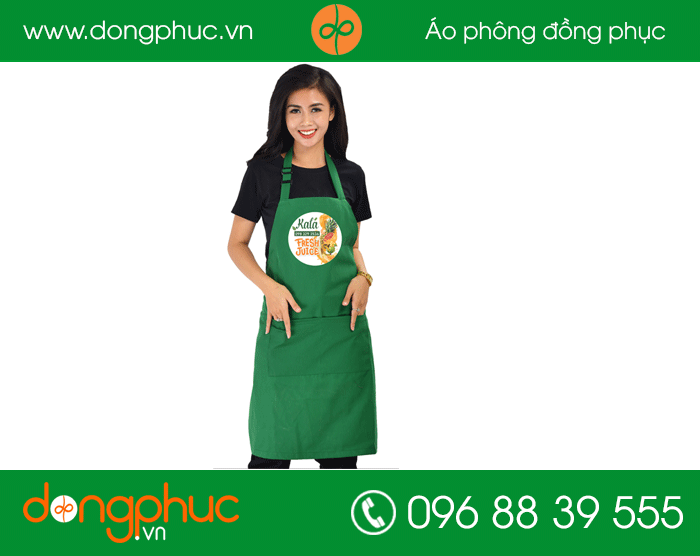 May tạp dề quán Kala | May tap de