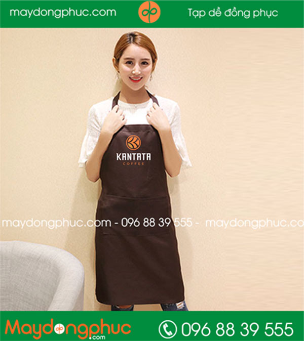 May tạp dề quán Kantata Coffee | May tap de dong phuc