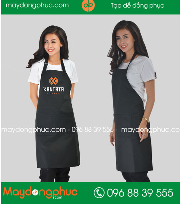 May tạp dề quán Kantata Coffee | May tap de dong phuc