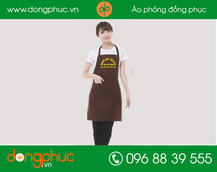 May tạp dề quán Ngan gia truyền | May tap de