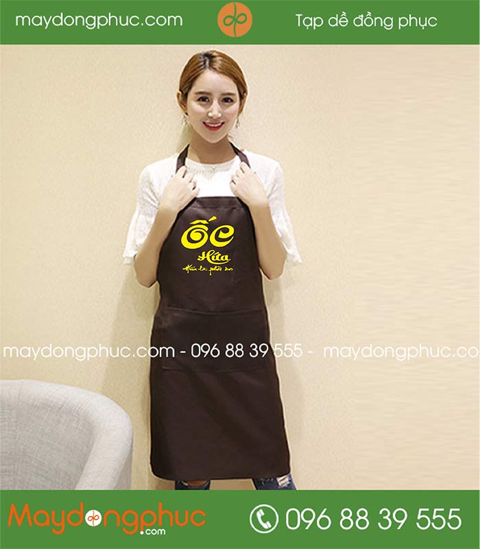 May tạp dề Quán Ốc Hứa | May tap de dong phuc