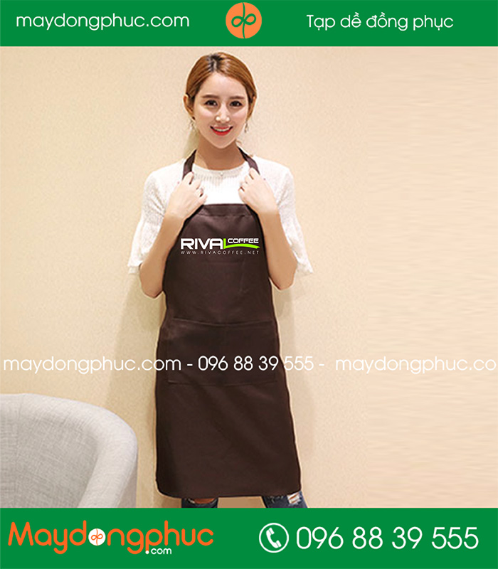 May tạp dề quán Riva Coffee | May tap de dong phuc
