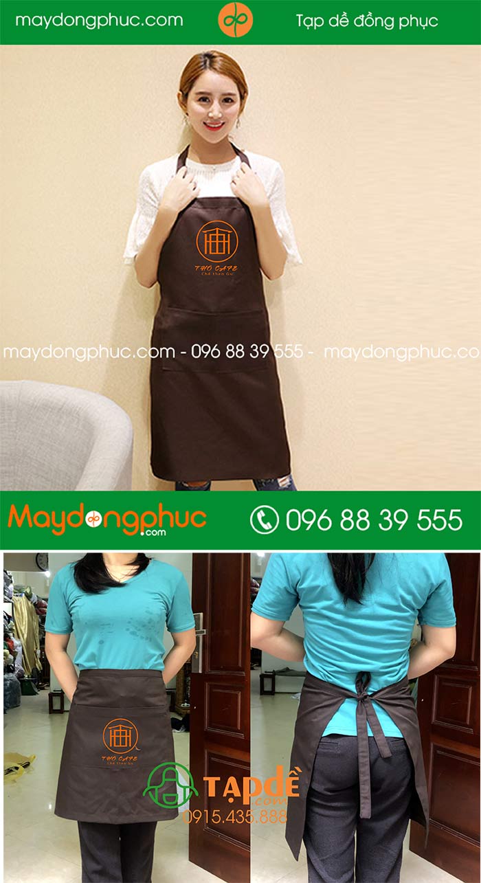 May tạp dề Quán Thô Cafe | May tap de dong phuc