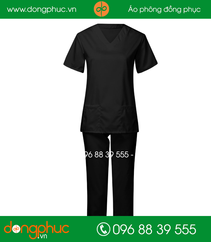 đồng phục y tá - Bác sĩ màu đen