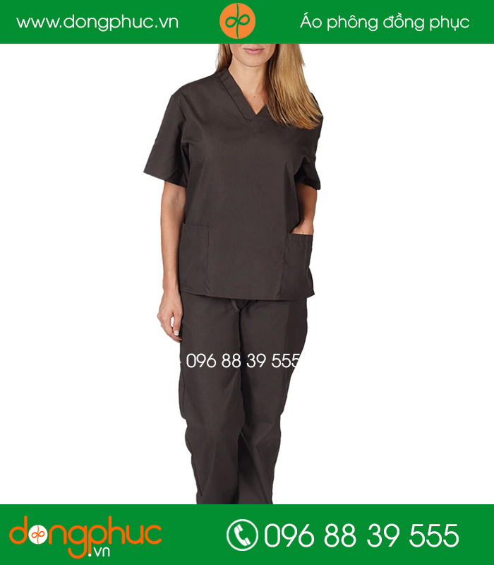 Đồng phục y tá - Bác sĩ màu nâu
