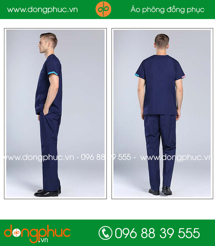 Đồng phục y tá  màu tím than