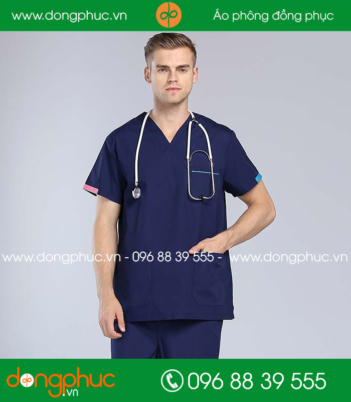 Đồng phục y tá  màu tím than