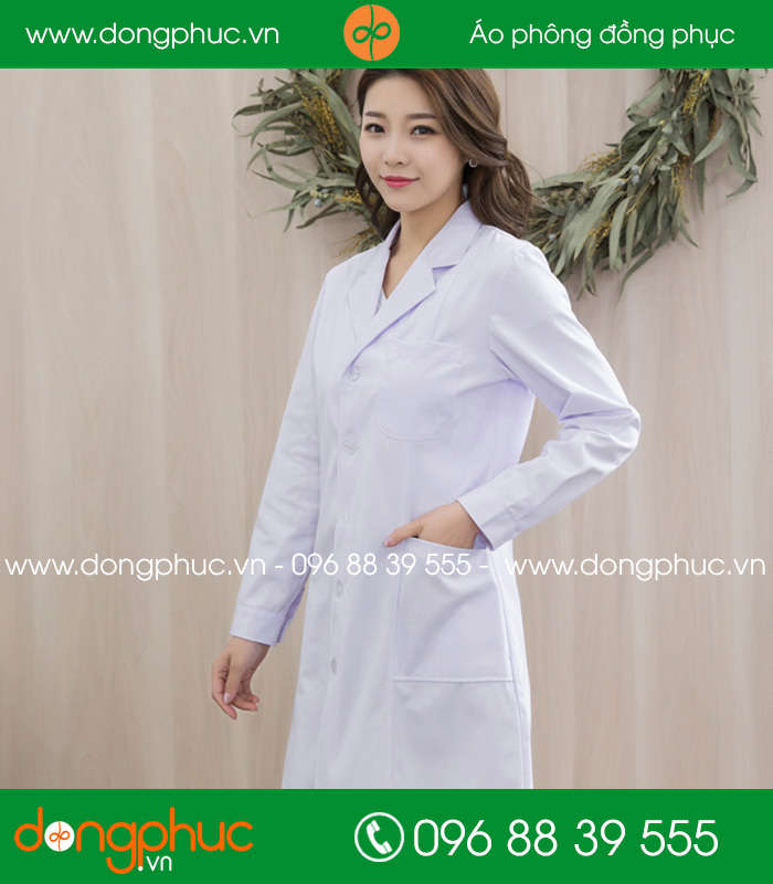 Váy đồng phục y tá - Bác sĩ màu trắng