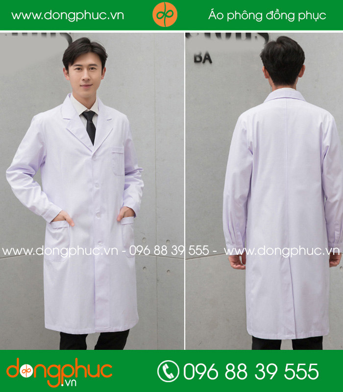 Đồng phục y tá - Bác sĩ màu trắng quần đen